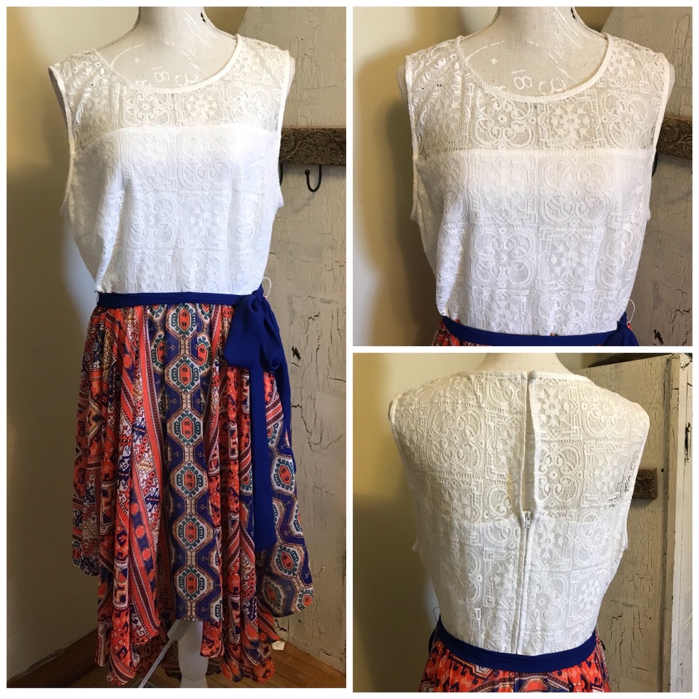 ☀️🌴☀️Bisou Bisou summer vibes dress—women’s XL